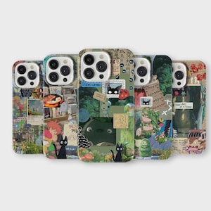 Funda para teléfono con diseño de tablero de estado de ánimo japonés, estética de anime, para iPhone 16 Pro Max 15 14 13 12 11 Plus Samsung S25 Ultra S24 S23 S22 S21 S20