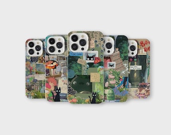 Japanese Mood Board Phone Case Aesthetic Anime Phone Cover for iPhone 16 Pro Max 15 14 13 12 11 Plus Samsung S25 Ultra S24 S23 S22 S21 S20