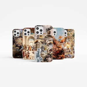 Baroque Phone Case Clear Phone Case Baroque Art Phone Case Set Classical Artistic Design for iPhone Samsung Perfect Gift for Art Lovers