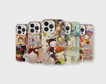 奈良美智のアートスマホケース：頑丈、MagSafe対応 - Etsy 日本