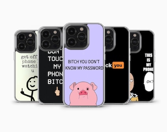 Funny Phone Case Dirty Talk Phone Case for iPhone 15 Pro Max, 14 Plus, 13, 12, 11, XR Samsung S23 S22 S21 Ultra A14 A54 A53 A13