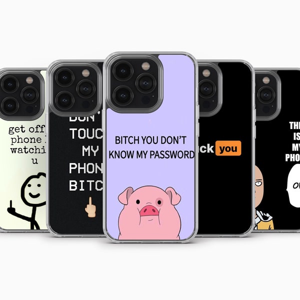 Funny Phone Case Dirty Talk Phone Case for iPhone 15 Pro Max, 14 Plus, 13, 12, 11, XR Samsung S23 S22 S21 Ultra A14 A54 A53 A13