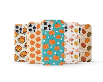 Pumpkin Phone Case Aesthetic Cute Fruits Phone Cover for iPhone 16 Pro Max 15 14 13 12 11 X 8 7 6 Plus Samsung S25 Ultra S24 S23 S22 S21 S20
