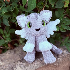 Handmade Crochet Tressym Snuggler | Crochet Snuggler | Crochet Plushie | Handmade Crochet