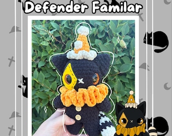 Patrón de ganchillo Pocket the Defender Familiar I / Peluche amigurumi (descarga digital en PDF)