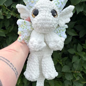 Handmade Crochet Dragon Snuggler | Crochet Snuggler | Crochet Plushie | Handmade Crochet