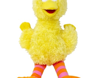 Sesamstraat officiële Big Bird Muppet pluche, premium knuffel 13 inch