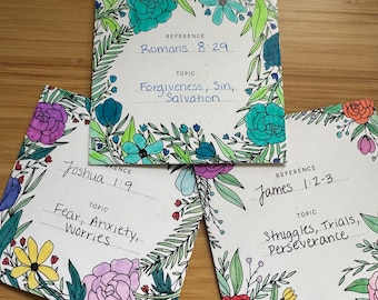 Custom Bible Verse Memory Cards