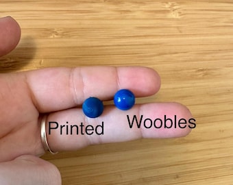 Occhi di sicurezza stampati blu scuro da 10 mm per amigurumi (la quantità è in coppia)