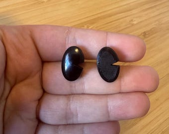 Ojos de seguridad impresos con forma de Pacman para amigurumi (Cantidad en pares)