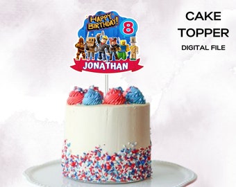 Roblox Cake Topper, Roblox Party, Roblox Birthday