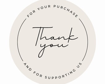 Thank You For Your Business Sticker