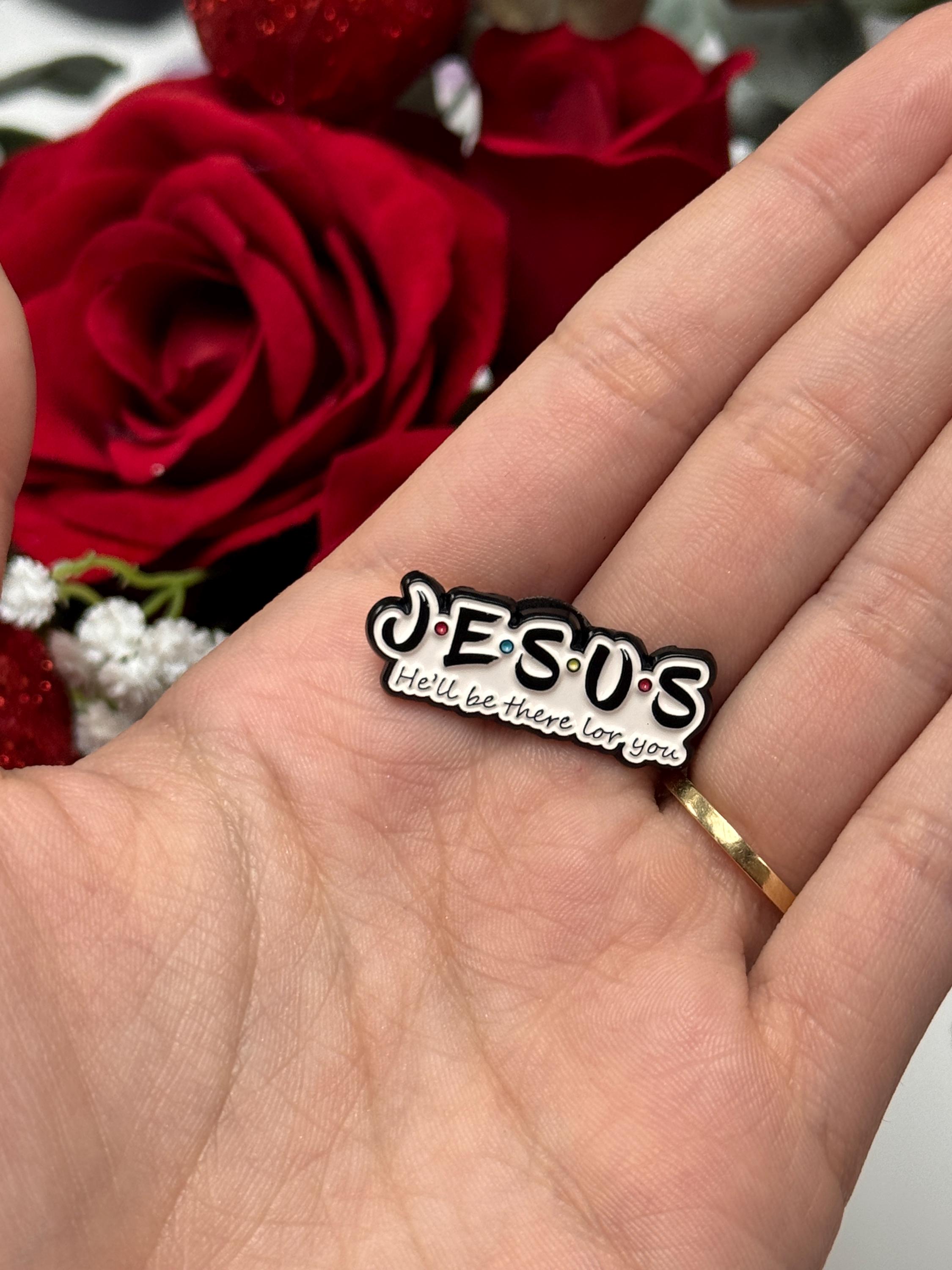 Jesus Enamel Pin: Inspirational Christian Lapel Badge - Etsy