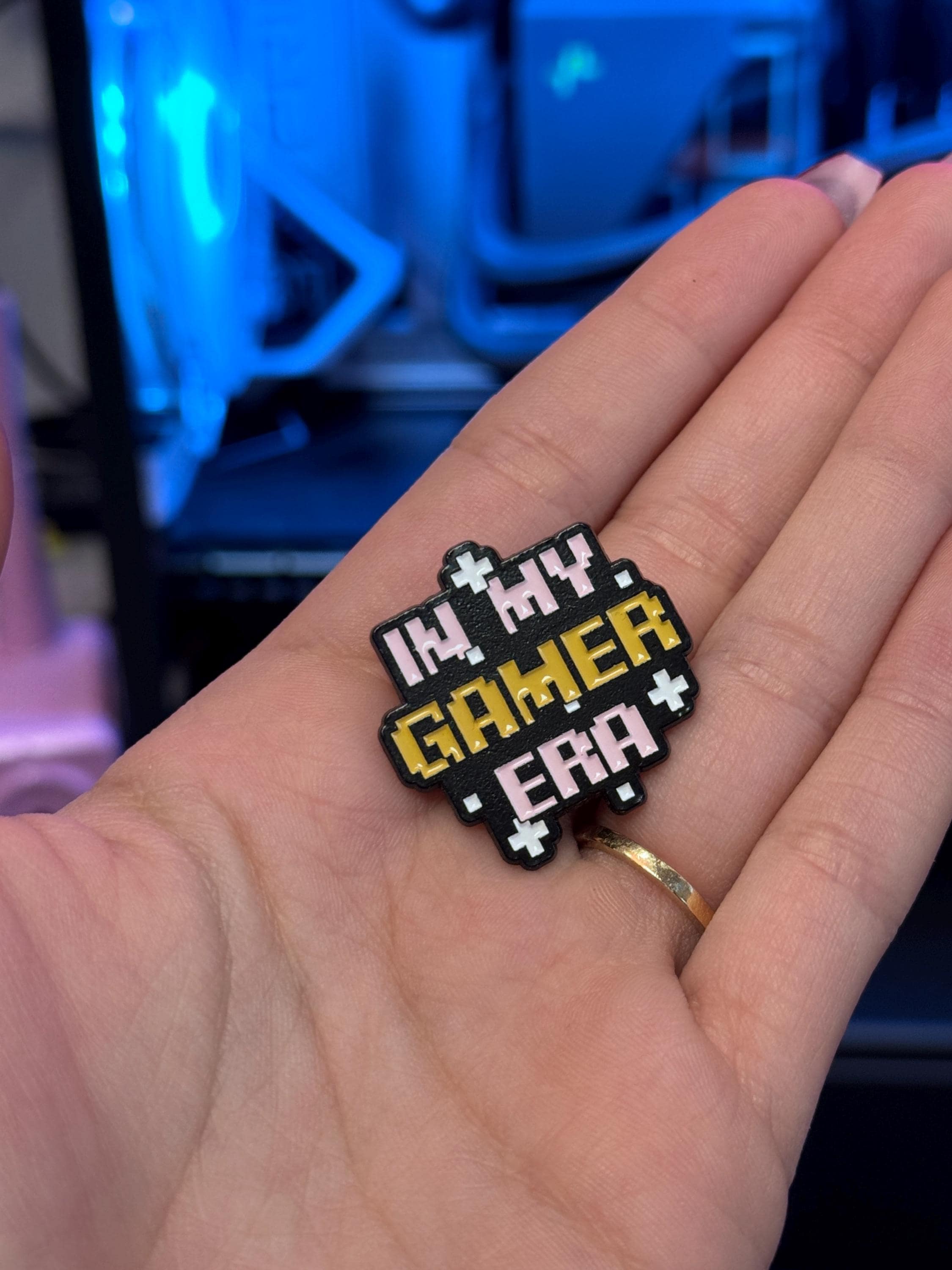 Gamer Pin Design In My Gamer Era Enamel Pin – Gamer Pin, PC Gaming Gift, Pixel Art Badge ...