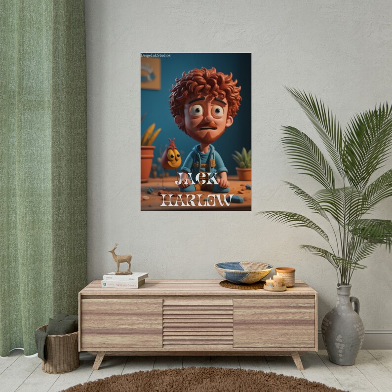 Jack Harlow Cartoon Art Poster Etsy