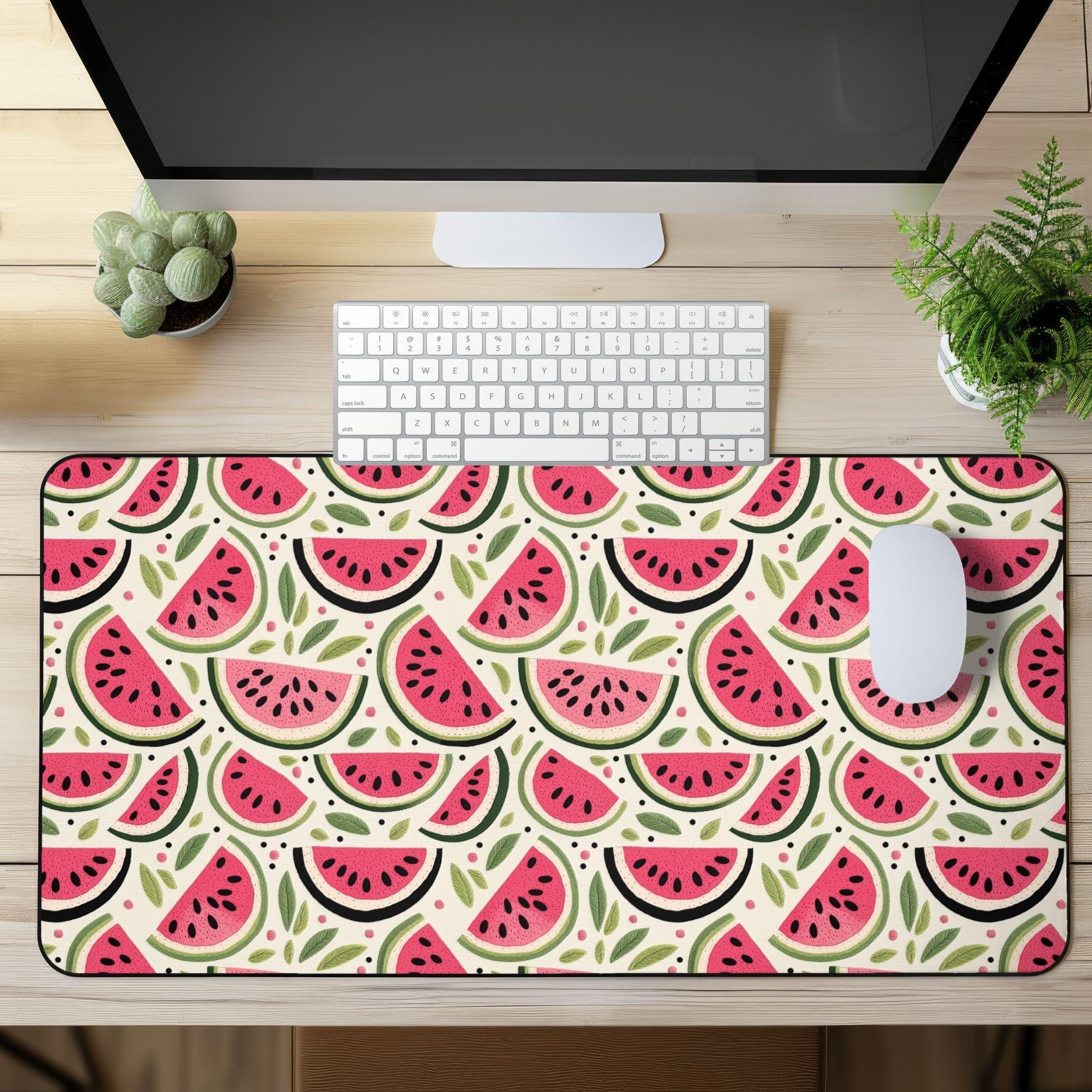 Mouse Pad Melon Watermelon Summer Gaming Mouse Mat Non-Slip Rubber Base Round Mousepad Mousemat for Laptop Computer PC Office Home　並行輸入品 : Smooffly Round Gaming Mouse Pad Custom Design
