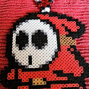 Shy Guy (Classic) Super Mario Bros. Perler with beads