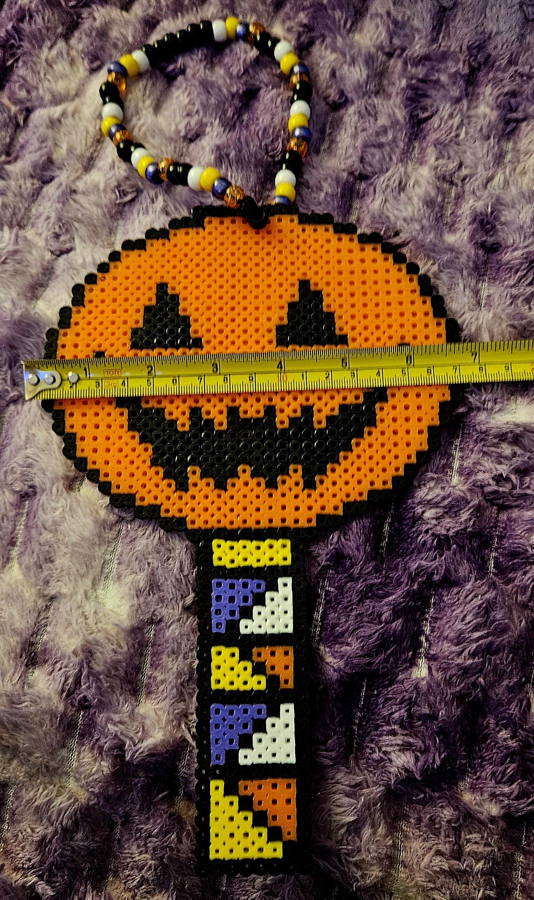 ハロウィンパンプキンライトスティック（ビーズ付き） - Etsy 日本