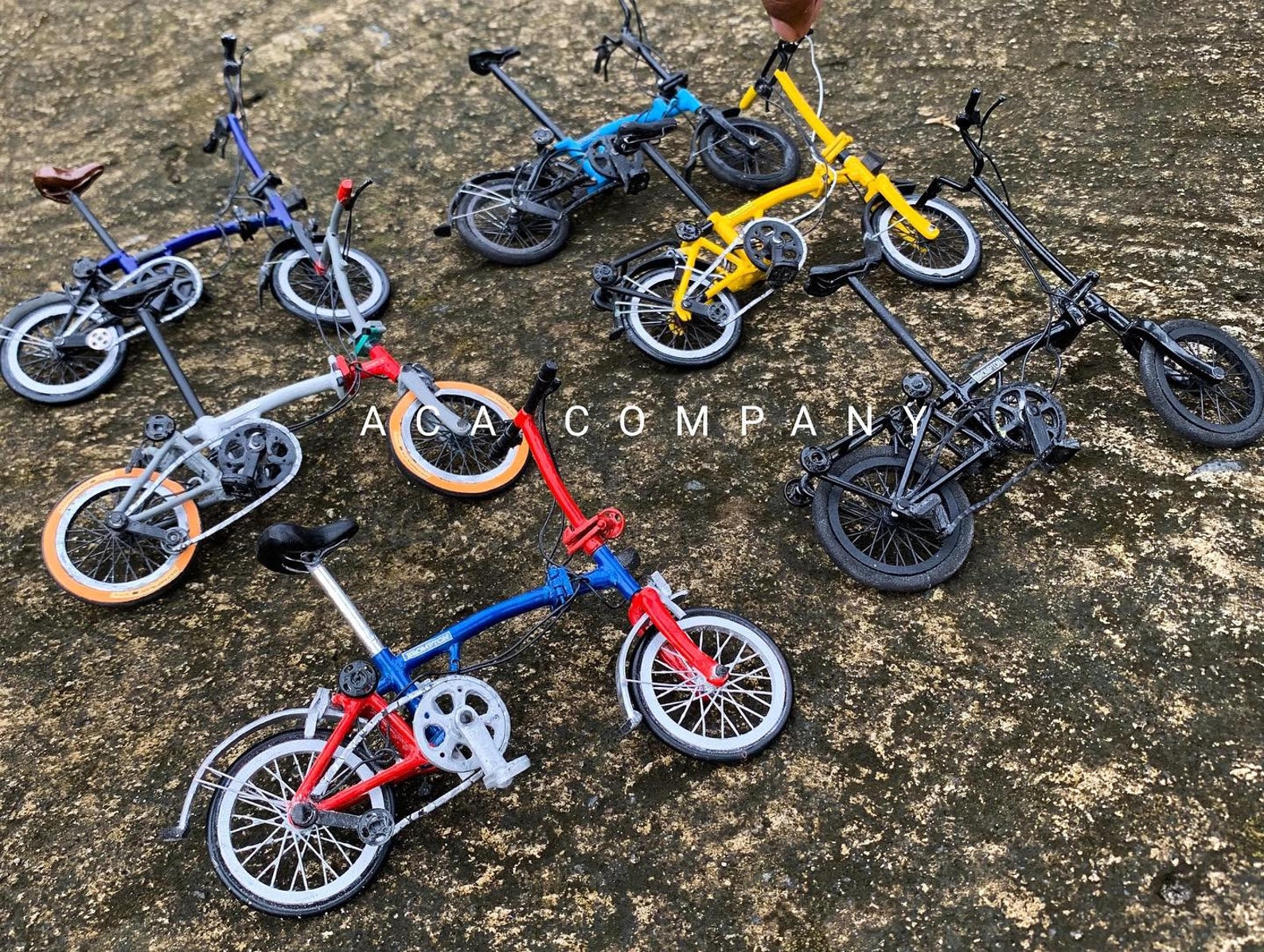 CUSTOM BROMPTON - Handmade Miniature Brompton Folding Bicycle With ...