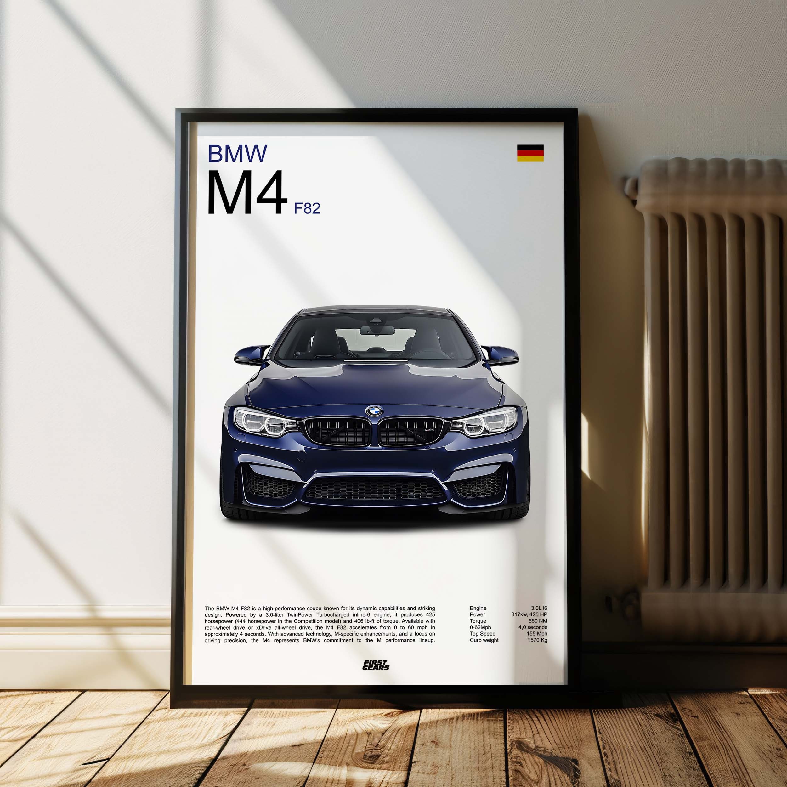 BMW M4 Auto Bilder auf Acrylglas online bestellen
