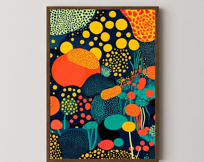 Vibrant Abstract Art, Bold Geometric Patterns, Colorful Modern Design, Digital Download