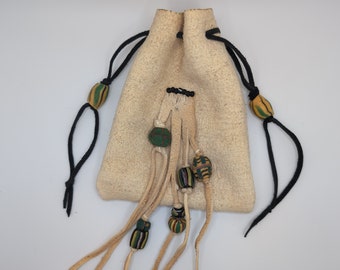 possibles pouch, medicine bag, buckskin pouch