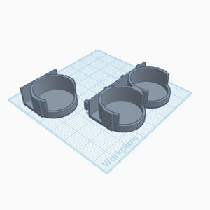 3D STL Large Americolor Bottle Pegboard Accessory/Holder - Digital STL File for 3D Printing