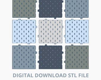 Endless Pegboard Ikea Skadis Style - Digital Download STL File for 3D Printing