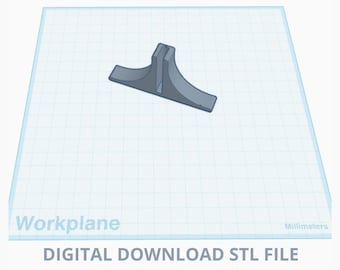 Soporte/pies para panel perforado - Archivo STL de descarga digital para impresión 3D
