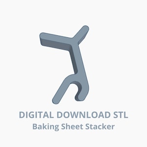 Apilador de bandejas para hornear galletas - Archivo de descarga digital para impresión 3D