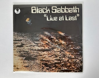 Black Sabbath Live at Last 1980, Made in the UK.Heavy Metal, Blues Rock. Matrix BS-001