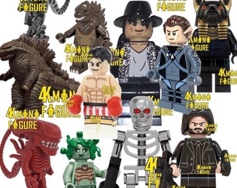 Last Of Us MiniFigure Series Movie Celeb Custom Figure Series Last Of Us Wednesday John Wick Compatible Brick Kids Toy Super Hero UK SELLER