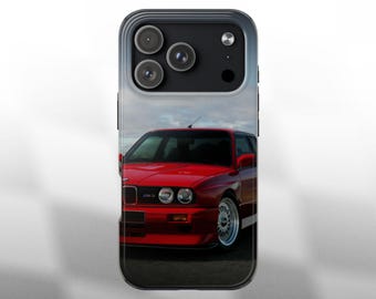 BMW E30 M3 Phone Case for iPhone & Samsung | Iconic BMW E30 M3 Racing Cover | BMW Enthusiast Gift | Automotive Aesthetic Case