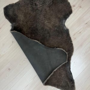 Natural Lambskin Rug (35x27&quot;) - Scandinavian Boho Decor