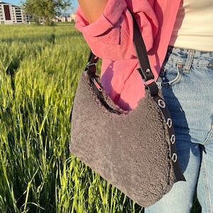 Handmade Leather bag, Everyday use tote bag,Student Bag, Personalized Leather Shoulder Bag, Mother’s Day Gift, SheepSkin bag,christmas gift