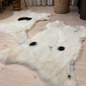 Set of 2 or 4 Toscana Sheepskin Rugs, Genuine Lambskin Fur Throws, Natural Shearling Chair Covers, Sofa or Bed Decor, Soft & Luxurious