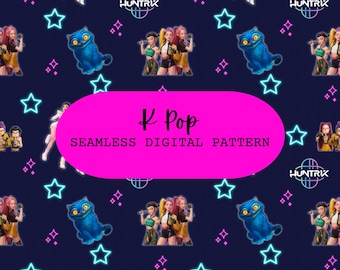 KPop Seamless File - seamless digital pattern - digital download