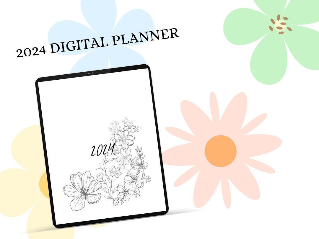 2024 Simple Digital Planner - Etsy