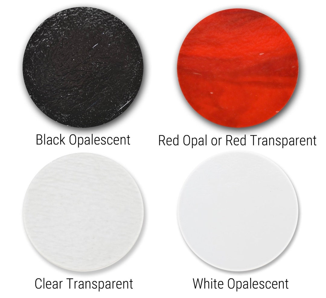 Fusible Glass Circles 90 Coe Etsy