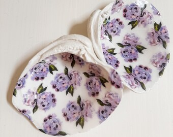 Lavender Peony Ring Dish/Catch all/ Trinket Dish