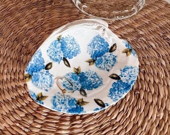 Hydrangea Ring Dish/ Catch all/ Trinket dish