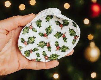 Holly Ring Dish/Catch all/ Trinket Dish