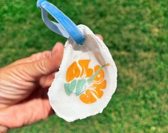 Custom Business Logo Oyster Ornament