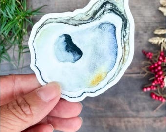 Original watercolor Oyster sticker