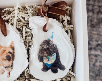 made-to-order / custom photo ornament Dog or Cat