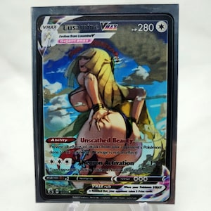 Metalkarten im Göttinen Stil | Mit Waifu Inspiriert Monster Trainer Lusamin |  Sexy Sammelkarte