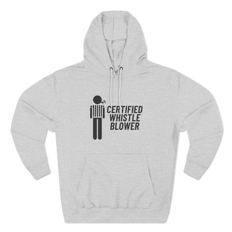 Basketball Referee Hoodie Referee Sweatshirt Certified Whistle Blower