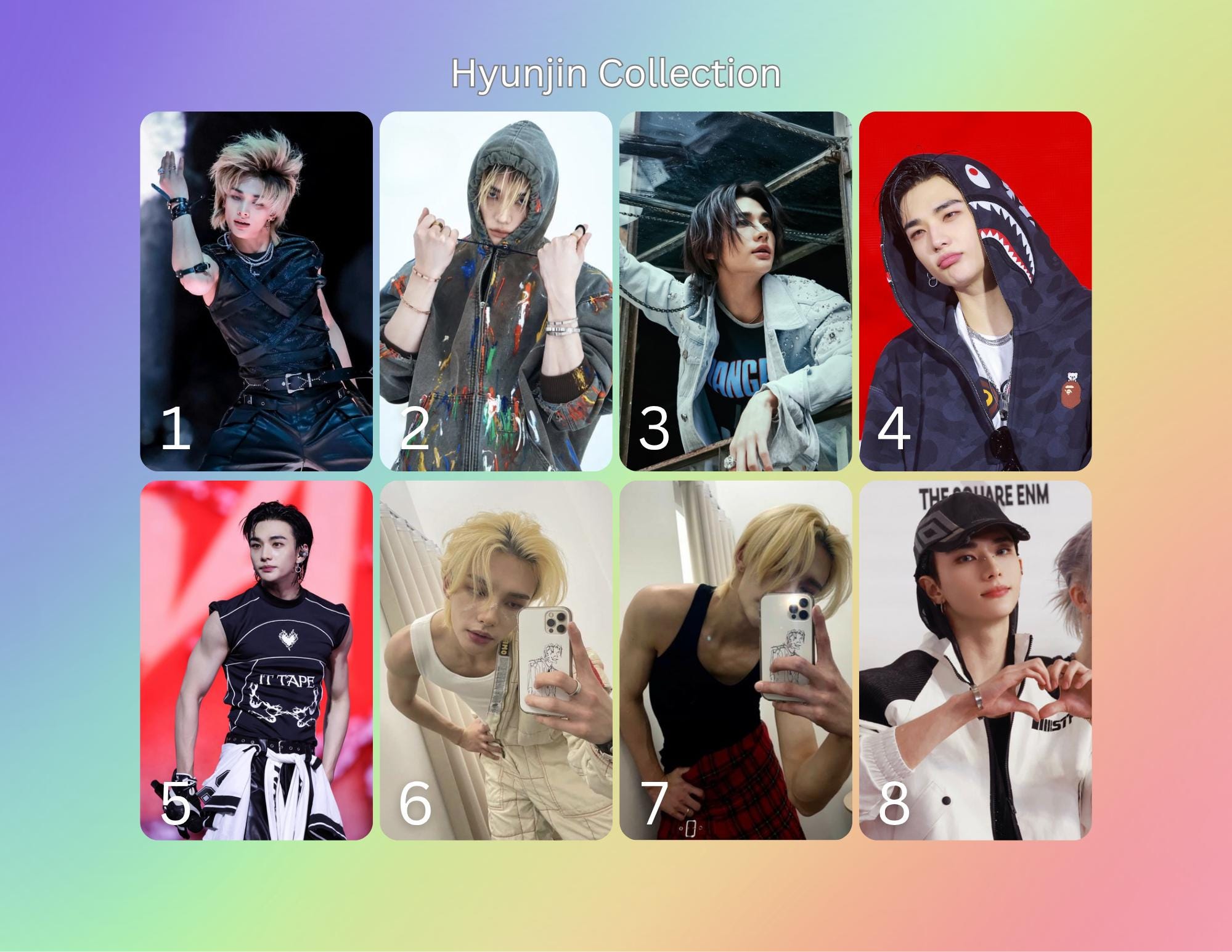 Official Hyunjin Photocard - Etsy