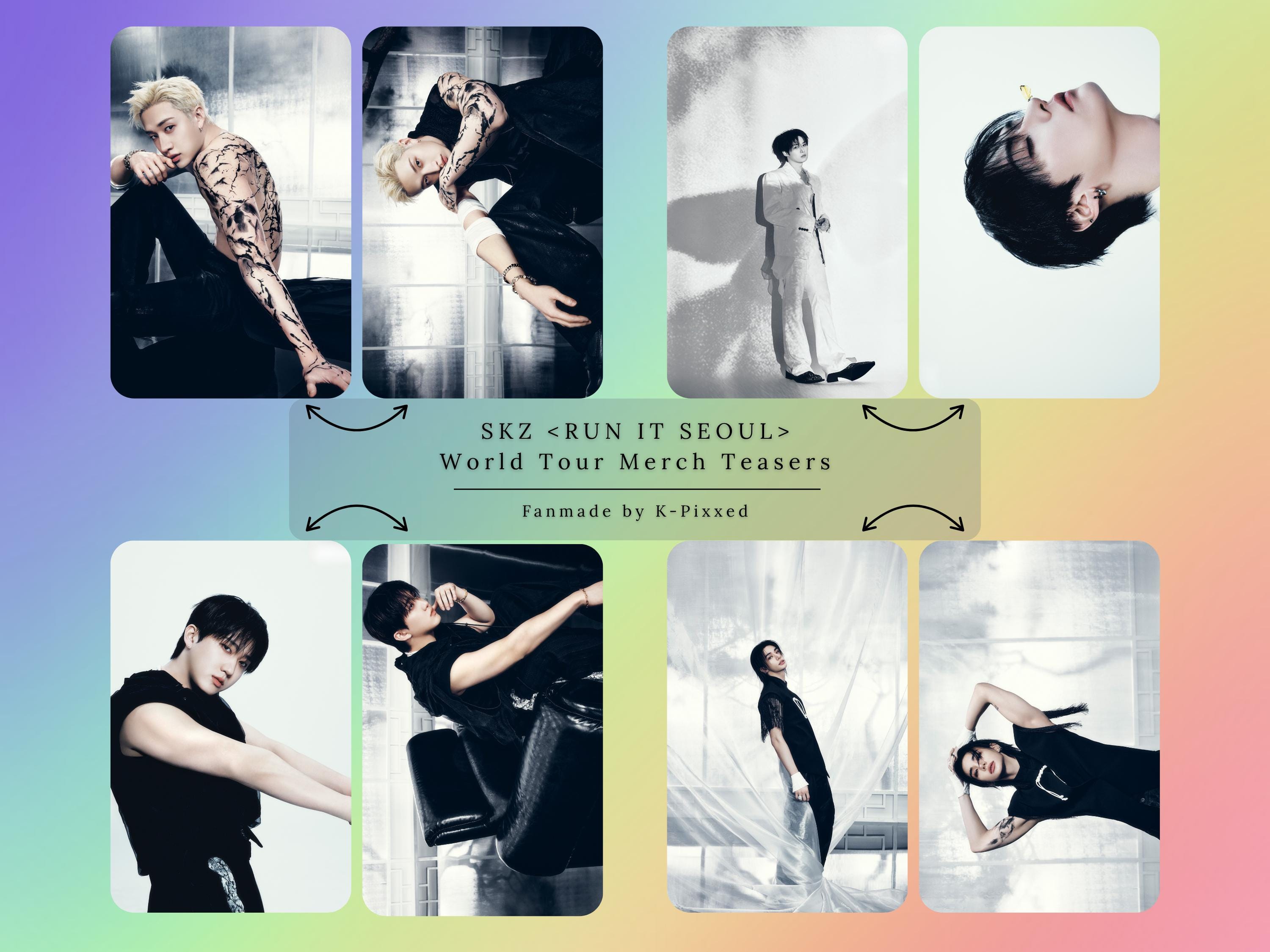 Stray Kids RUN IT SEOUL World Tour Merch Teaser Prints | 2026