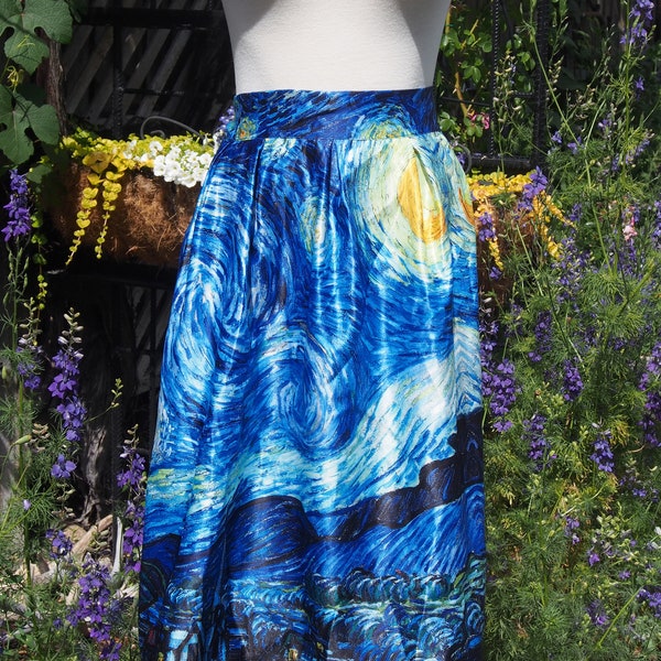 Starry Night Knit Midi Skirt main image 0